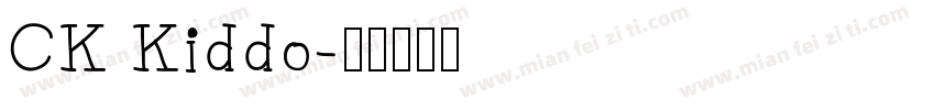 CK Kiddo字体转换